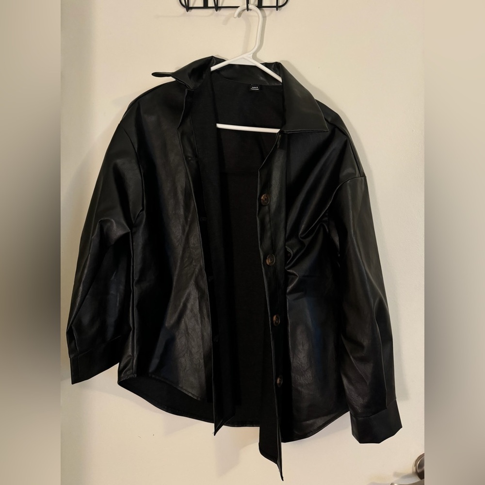 Black Pleather Jacket